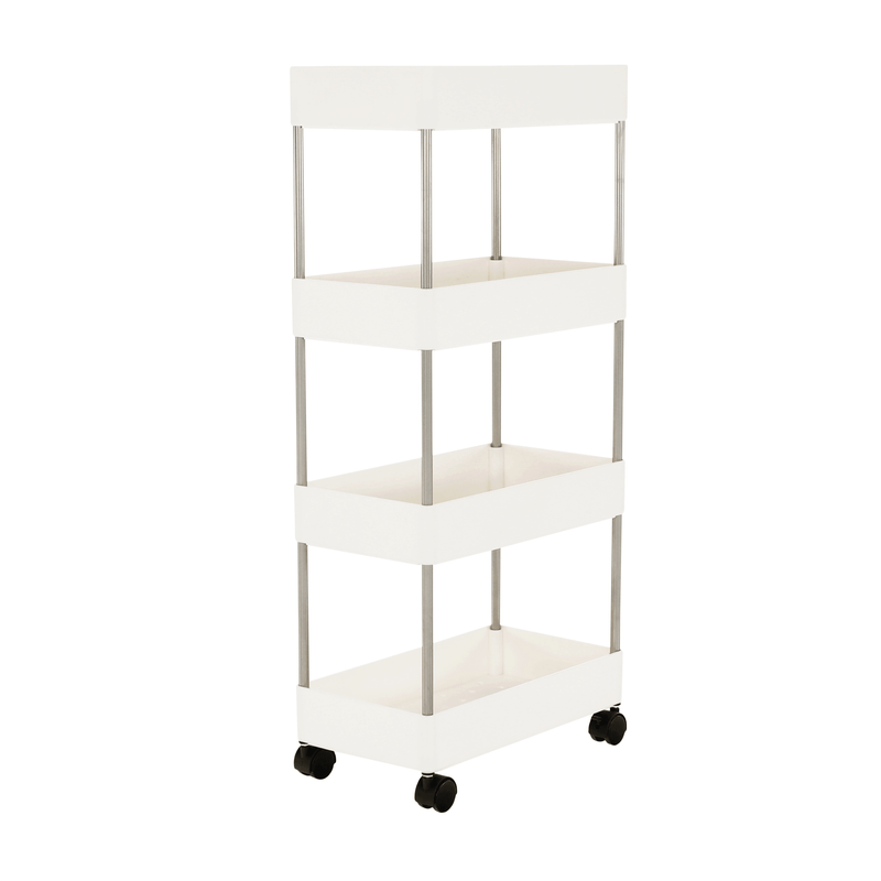 Casa si Gradina - Mobilier - Biblioteci si rafturi - Etajere - Etajera mobila, alb, DALEM - Infinity.ro