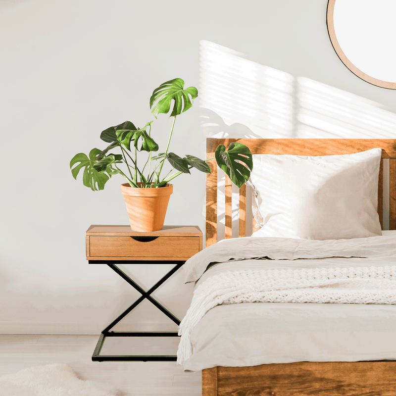 Casa si Gradina - Mobilier - Comode si corpuri - Noptiere - Masuta auxiliara/noptiera, stejar/negru, VIRED - Infinity.ro