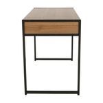 Casa si Gradina - Mobilier - Mese si birouri - Birouri - Birou, stejar / negru, ALYSANDRA TYPE 2 - Infinity.ro