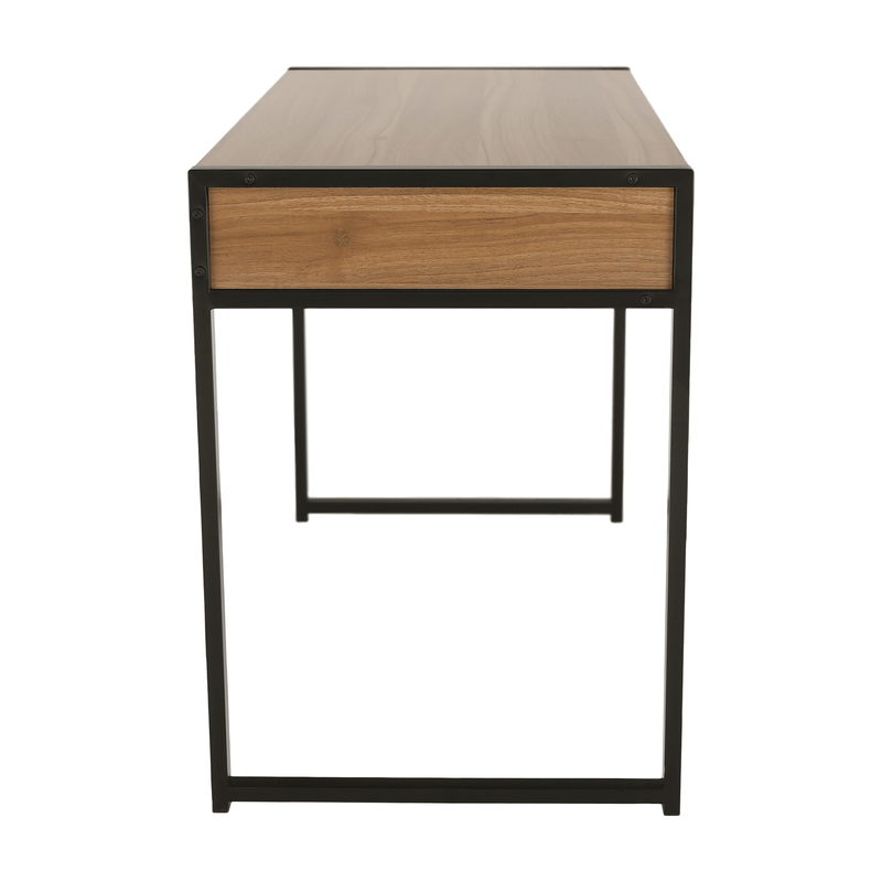 Casa si Gradina - Mobilier - Mese si birouri - Birouri - Birou, stejar / negru, ALYSANDRA TYPE 2 - Infinity.ro
