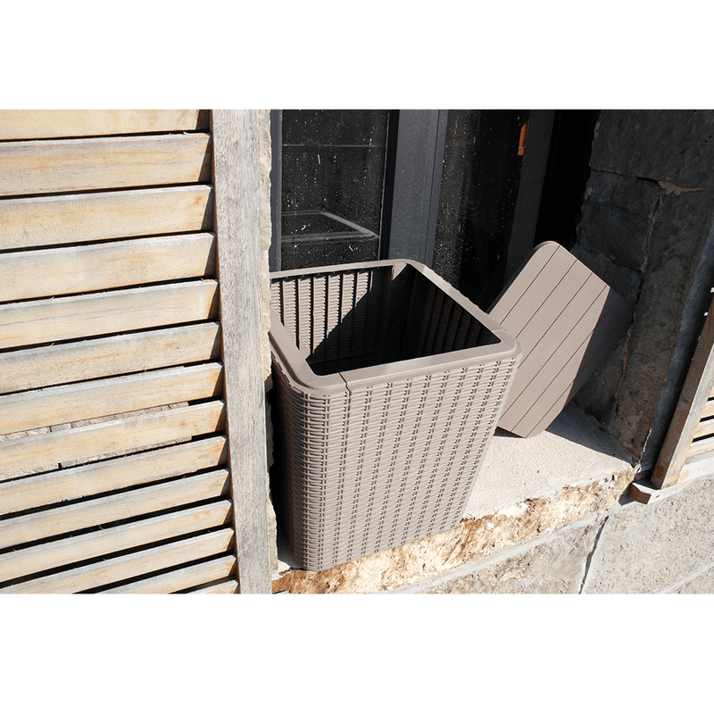 Casa si Gradina - Mobilier - Organizare si depozitare - Cutii depozitare - Cutie de depozitare pentru gradina / masa laterala, gri-maro, UGUR - Infinity.ro