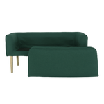 Casa si Gradina - Mobilier - Canapele si coltare - Banchete - Banca, smarald/gold crom-auriu, HELNA - Infinity.ro