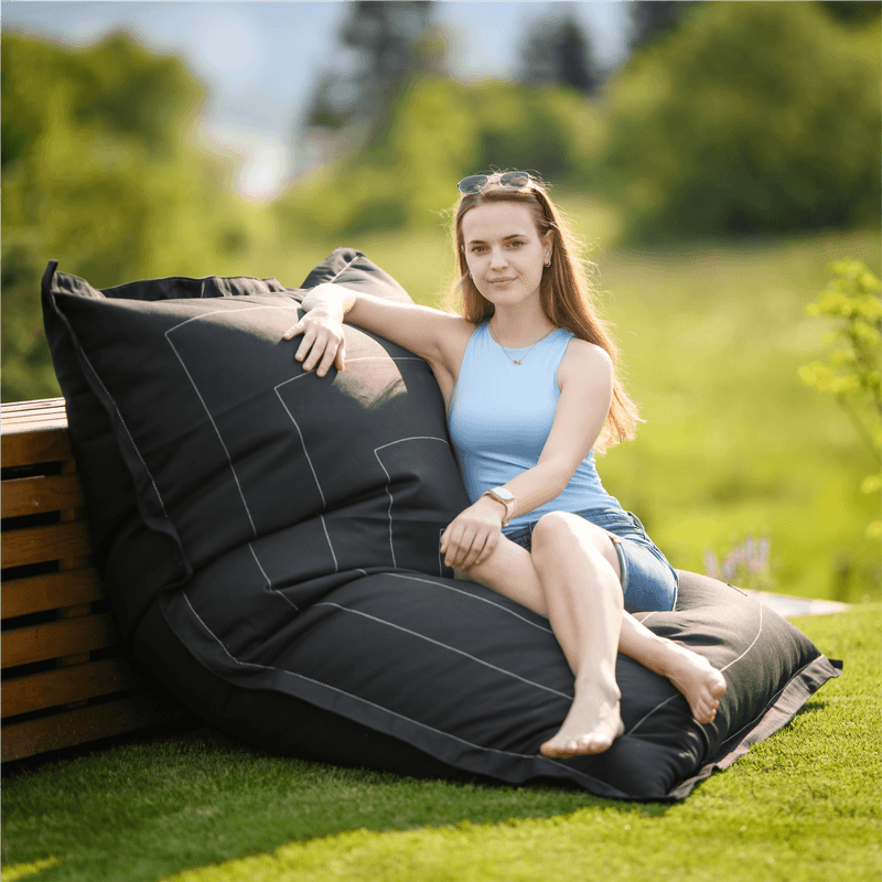 Casa si Gradina - Mobilier - Scaune si fotolii - Fotolii - Fotoliu tip sac, exterior, tesatura gri, BADYL - Infinity.ro