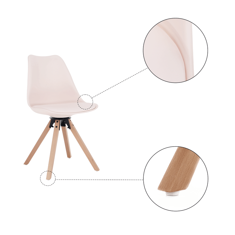 Casa si Gradina - Mobilier - Scaune si fotolii - Scaune - Scaun pivotant elegant, perlat, ETOSA - Infinity.ro
