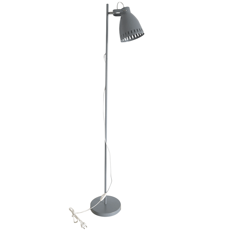 Casa si Gradina - Corpuri si surse de iluminat - Veioze si lampi - Lampadare - Lampa de podea, gri / metal, AIDEN TIP 2 - Infinity.ro