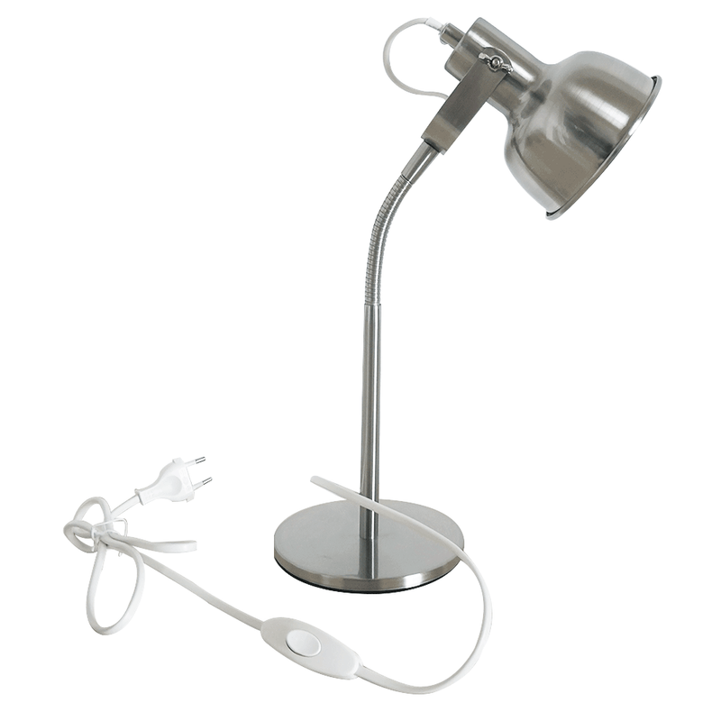 Casa si Gradina - Corpuri si surse de iluminat - Veioze si lampi - Veioze - Lampa de masa in stil retro, metal, nichel mat, AVIER TIP 1 - Infinity.ro