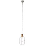 Casa si Gradina - Corpuri si surse de iluminat - Lustre si pendule - Lampa suspendata, alba / metalica, ASTOK - Infinity.ro