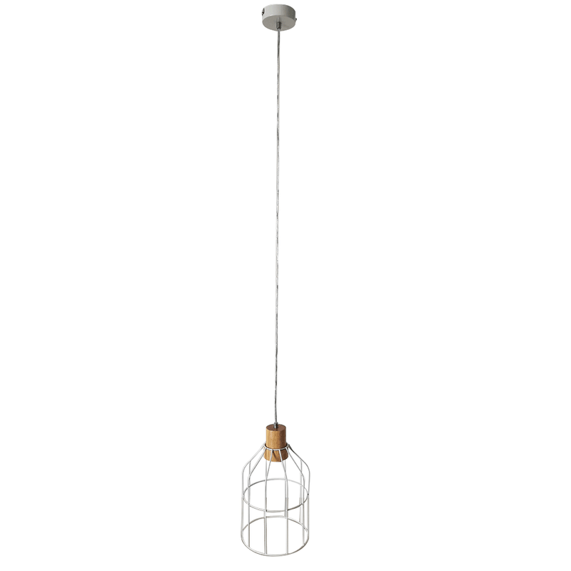 Casa si Gradina - Corpuri si surse de iluminat - Lustre si pendule - Lampa suspendata, alba / metalica, ASTOK - Infinity.ro