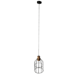 Casa si Gradina - Corpuri si surse de iluminat - Lustre si pendule - Lampa suspendata, neagra / metalica, ASTOK - Infinity.ro