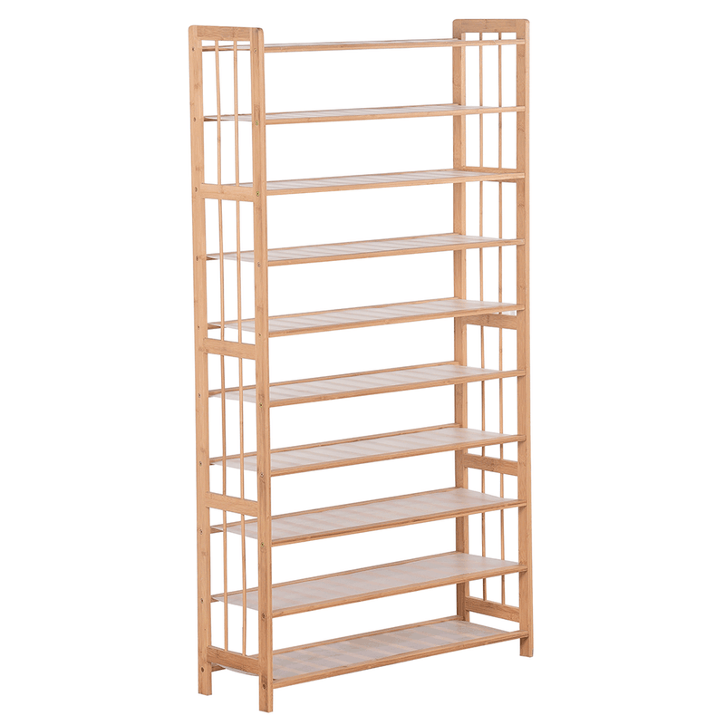 Casa si Gradina - Mobilier - Organizare si depozitare - Cutii depozitare - Cutie pentru pantofi, 10 polite, bambus, VERTO - Infinity.ro