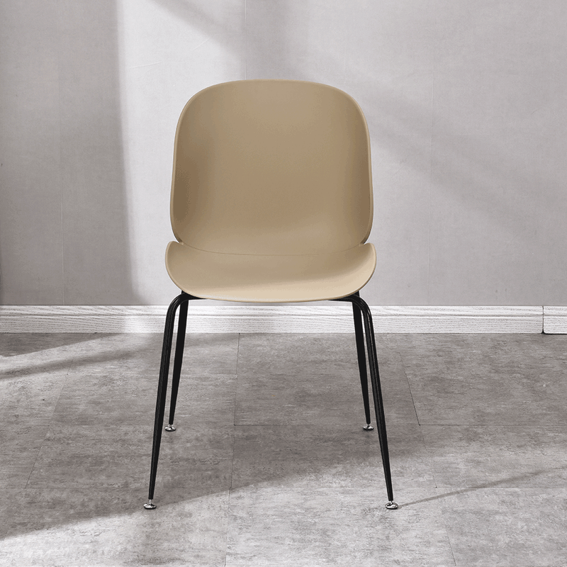 Casa si Gradina - Mobilier - Scaune si fotolii - Scaune - Scaun, bej / negru, plastic / metal, SONAIA - Infinity.ro