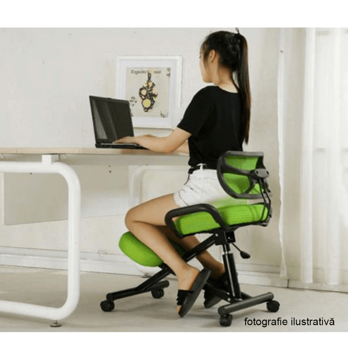 Коленный стул-кресло Smart Bird XYL-187bl
