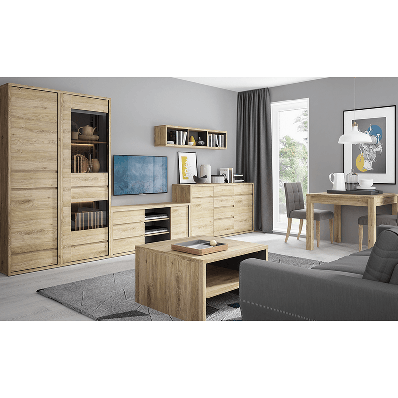 Casa si Gradina/Mobilier/Comode si corpuri/Comode - Comoda, stejar shetland, SHELDON TIP 42 - Infinity.ro