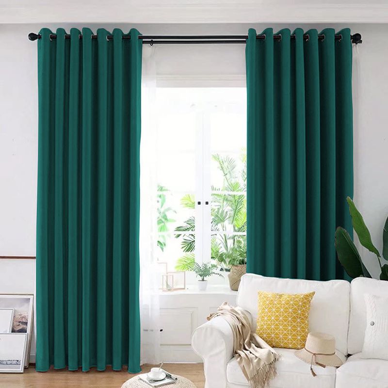 Casa si Gradina - Textile si covoare - Perdele si draperii - Draperii - Set draperie din catifea blackout cu inele negre, Madison, 200x250 cm, densitate 700 g ml, Paradiso, 2 buc - Infinity.ro