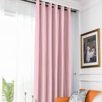 Casa si Gradina - Textile si covoare - Perdele si draperii - Draperii - Draperie din catifea blackout cu inele argintii, Madison, 250x235 cm, densitate 700 g ml, Queen Pink, 1 buc - Infinity.ro