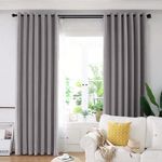 Casa si Gradina - Textile si covoare - Perdele si draperii - Draperii - Set draperie din catifea blackout cu inele argintii, Madison, 250x215 cm, densitate 700 g ml, Martini, 2 buc - Infinity.ro