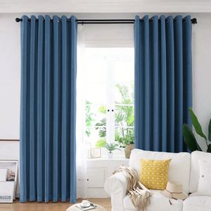 Set draperie din catifea blackout cu inele auriu antic, Madison, 150x235 cm, densitate 700 g ml, Bismark, 2 buc