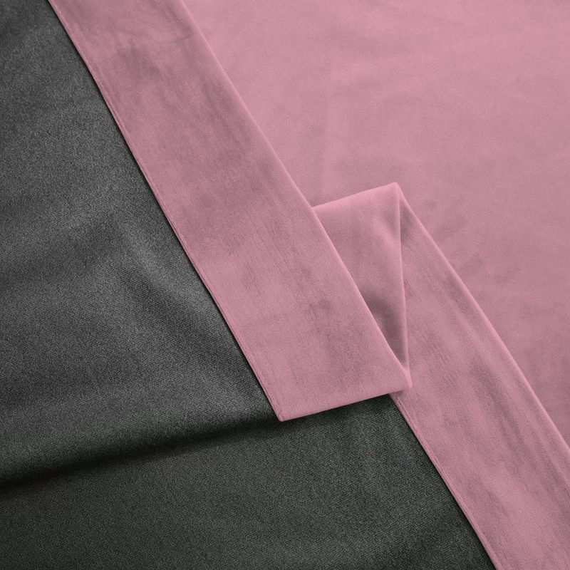 Casa si Gradina - Textile si covoare - Perdele si draperii - Draperii - Draperie din catifea blackout cu inele negre, Madison, 200x265 cm, densitate 700 g ml, Queen Pink, 1 buc - Infinity.ro