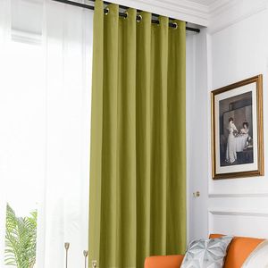 Draperie din catifea blackout cu inele
