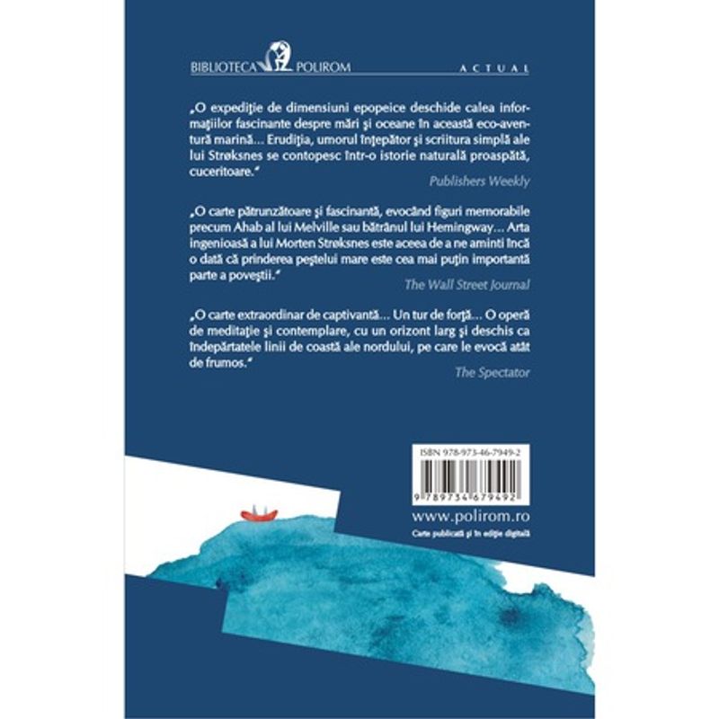 Carti si Birotica - Carti - Fictiune - Cartea marii, Morten Stroksnes - Infinity.ro