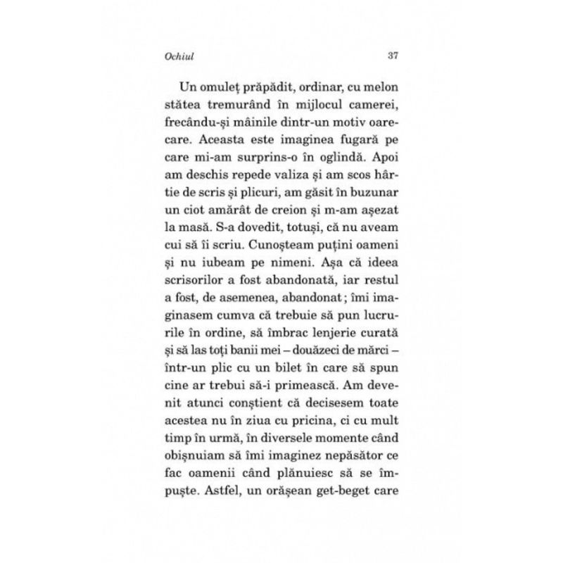 Carti si Birotica - Carti - Fictiune - Ochiul - Vladimir Nabokov - Infinity.ro