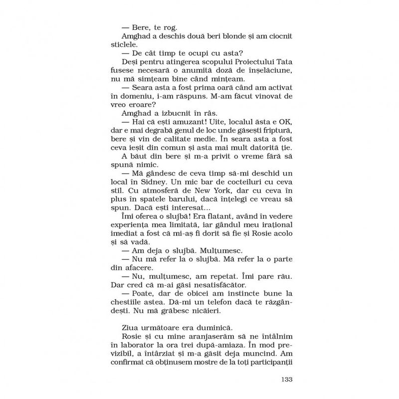 Carti si Birotica - Carti - Fictiune - Proiectul Rosie - Graeme Simsion - Infinity.ro