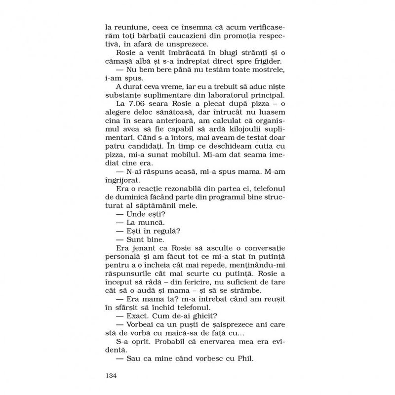 Carti si Birotica - Carti - Fictiune - Proiectul Rosie - Graeme Simsion - Infinity.ro