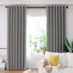 Casa si Gradina - Textile si covoare - Perdele si draperii - Draperii - Draperie din catifea blackout cu inele argintii, Madison, 150x260 cm, densitate 700 g ml, Tapa, 1 buc - Infinity.ro