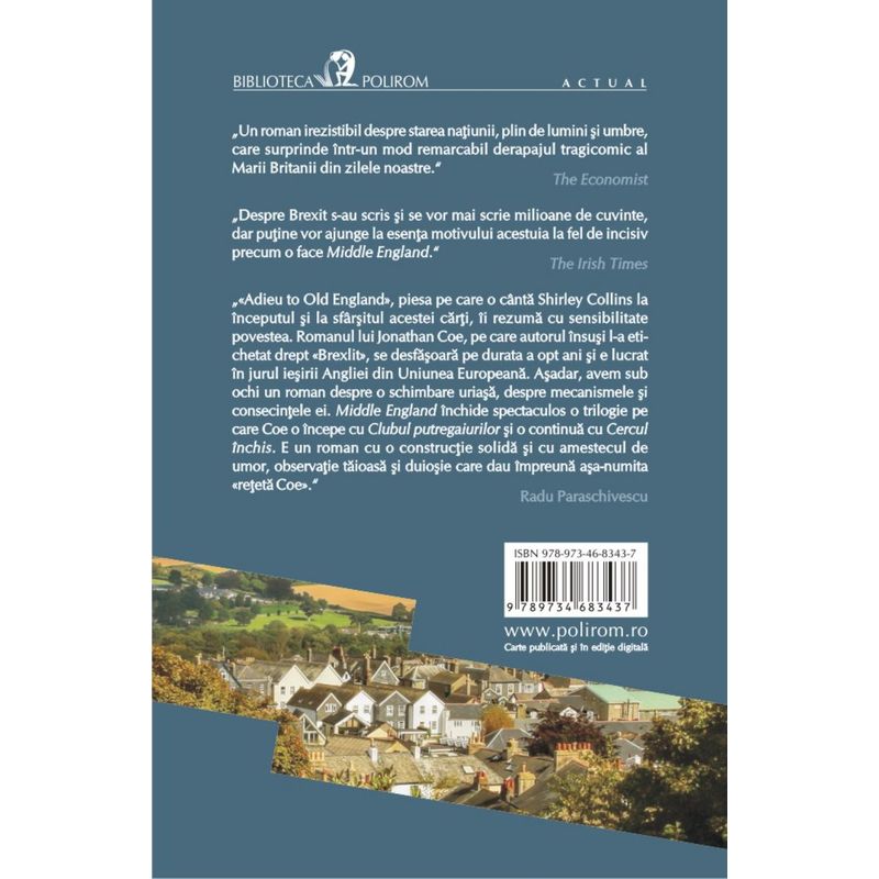 Carti si Birotica - Carti - Fictiune - Middle England, Jonathan Coe - Infinity.ro