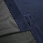 Casa si Gradina - Textile si covoare - Perdele si draperii - Draperii - Set draperie din catifea blackout cu inele albe, Madison, 200x225 cm, densitate 700 g ml, Black Pearl, 2 buc - Infinity.ro