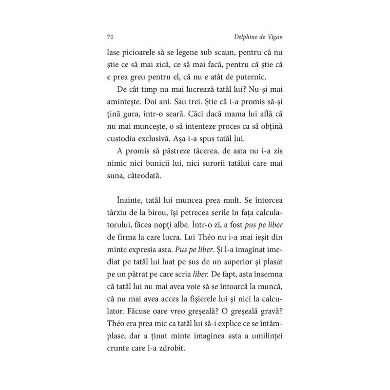 Carti si Birotica - Carti - Fictiune - Legamintele - Delphine de Vigan, ed 2019 - Infinity.ro