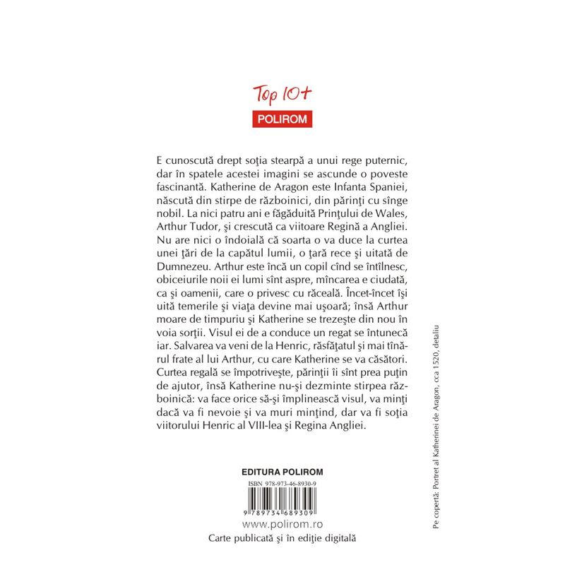 Carti si Birotica - Carti - Fictiune - Printesa statornica - Philippa Gregory, editia 2022 - Infinity.ro