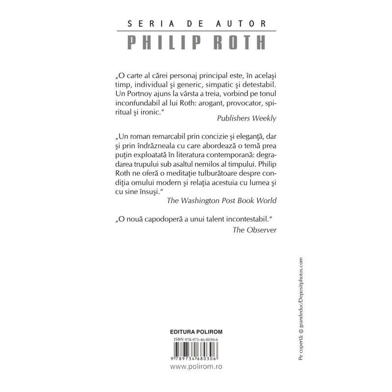 Carti si Birotica - Carti - Fictiune - Povestea lui Orisicine (editia 2019), Philip Roth - Infinity.ro