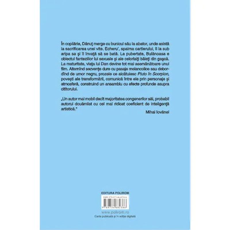 Carti si Birotica - Carti - Fictiune - Pluto in Scorpion, Dan Sociu - Infinity.ro