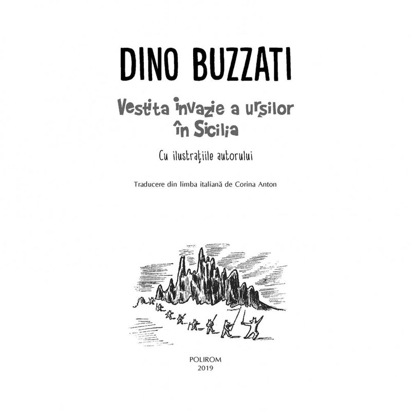 Carti si Birotica - Carti - Fictiune - Vestita invazie a ursilor in Sicilia, Dino Buzzati - Infinity.ro