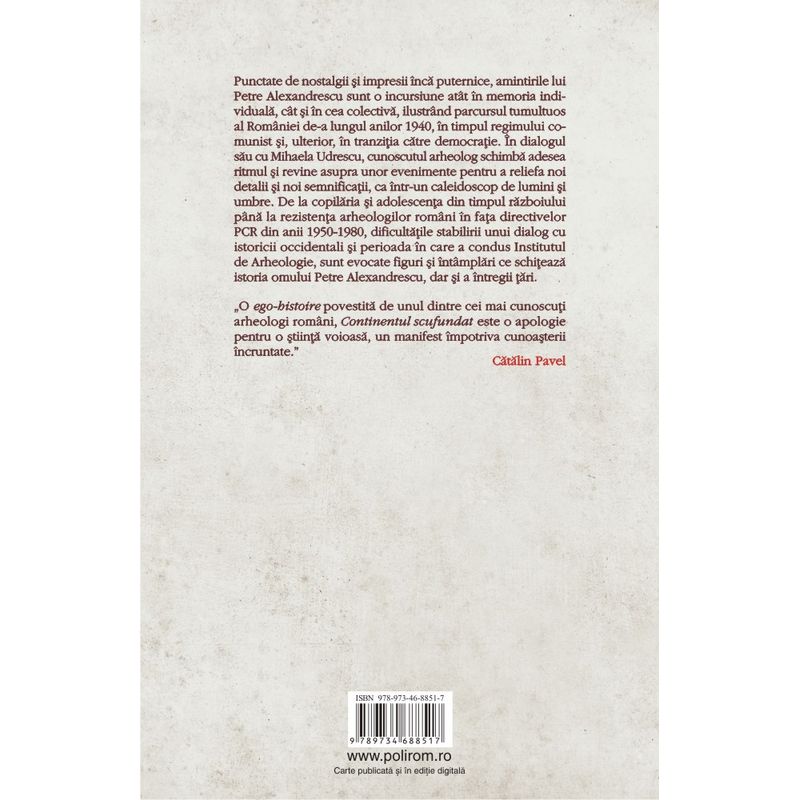 Carti si Birotica - Carti - Fictiune - Continentul scufundat, Petre Alexandrescu - Infinity.ro