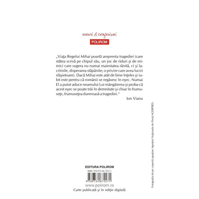 Carti si Birotica - Carti - Fictiune - Elegie pentru Mihai, Ion Vianu - Infinity.ro