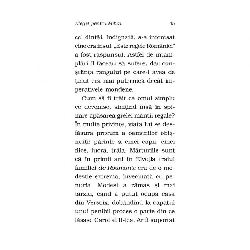 Carti si Birotica - Carti - Fictiune - Elegie pentru Mihai, Ion Vianu - Infinity.ro