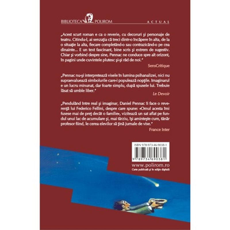 Carti si Birotica - Carti - Fictiune - Legea visatorului - Daniel Pennac, editia 2022 - Infinity.ro