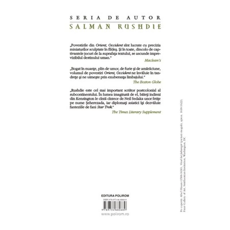 Carti si Birotica - Carti - Fictiune - Orient, Occident (editia 2020), Salman Rushdie - Infinity.ro