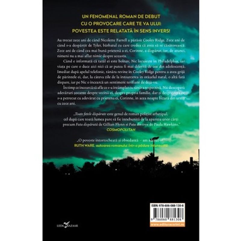 Carti si Birotica - Carti - Fictiune - Toate fetele disparute - Megan Miranda, editia 2022 - Infinity.ro