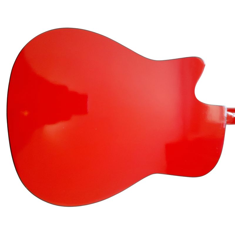 TV, Audio-Video si Foto - Instrumente muzicale - Instrumente clasice - Chitara clasica din lemn IdeallStore®, Red Raven, 95 cm, model Cutaway, rosie, corzi incluse - Infinity.ro