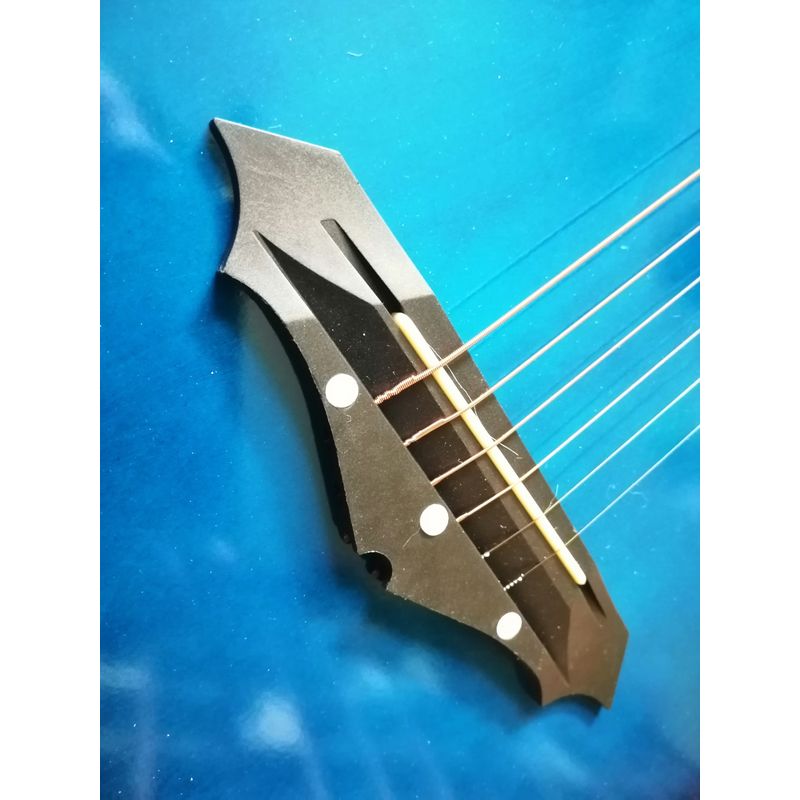 TV, Audio-Video si Foto - Instrumente muzicale - Instrumente clasice - Chitara clasica din lemn 95 cm, Cutaway, albastru marin - Infinity.ro