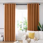 Casa si Gradina - Textile si covoare - Perdele si draperii - Draperii - Set draperie din catifea blackout cu inele crom, Madison, 250x265 cm, densitate 700 g ml, Bronze, 2 buc - Infinity.ro