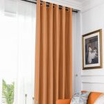 Casa si Gradina - Textile si covoare - Perdele si draperii - Draperii - Set draperie din catifea blackout cu inele auriu antic, Madison, 250x220 cm, densitate 700 g ml, Bronze, 2 buc - Infinity.ro
