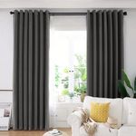 Casa si Gradina - Textile si covoare - Perdele si draperii - Draperii - Set draperie din catifea blackout cu inele albe, Madison, 150x235 cm, densitate 700 g ml, Pine Tree, 2 buc - Infinity.ro