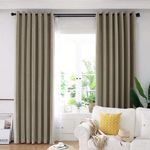Casa si Gradina - Textile si covoare - Perdele si draperii - Draperii - Set draperie din catifea blackout cu inele argintii, Madison, 150x225 cm, densitate 700 g ml, Stonewall, 2 buc - Infinity.ro