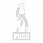Auto si Moto/Intretinere auto/Stickere auto - Sticker auto, tuning, JDM, pass, 20cm, alb - Infinity.ro