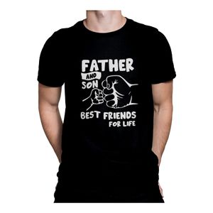 Tricou pentru barbati, tatici, Priti Global, Father and son, best friends for life