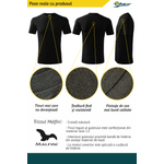 Fashion, accesorii si bijuterii - Barbati - Imbracaminte - Tricouri si bluze barbati - Tricou personalizat pentru barbati, Priti Global, This is fine, Negru, S - Infinity.ro